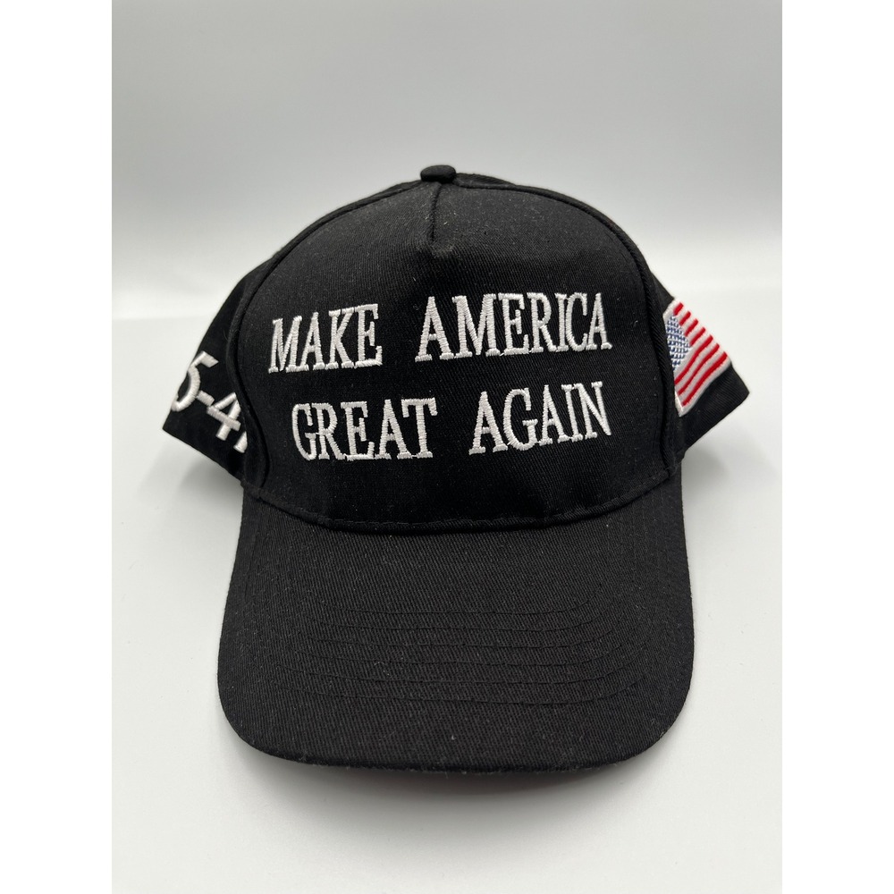 RARE Trump "Make America Great Again "Adjustable Baseball Cap With American Flag